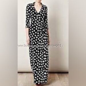 DIANE VON FURSTENBERG  Abigail silk-jersey maxi wrap dress